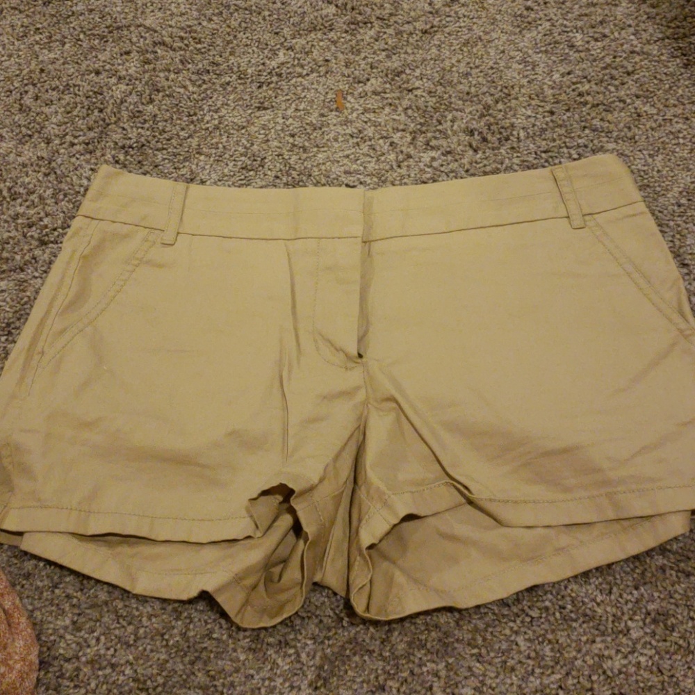 J Crew chino shorts tan size 8